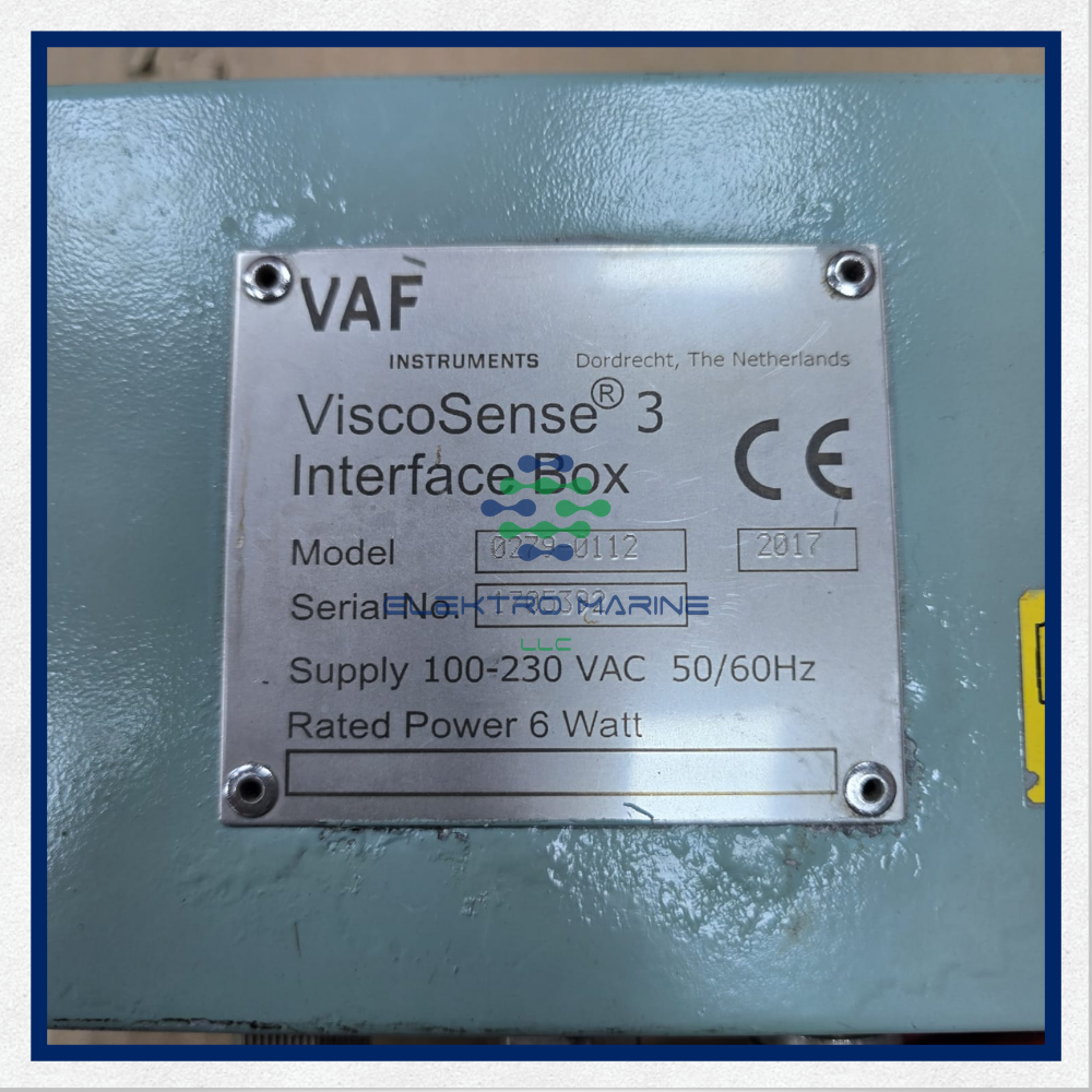 VAF 0279-0112 ViscoSense 3 Interface Box Successfully Dispatched ...