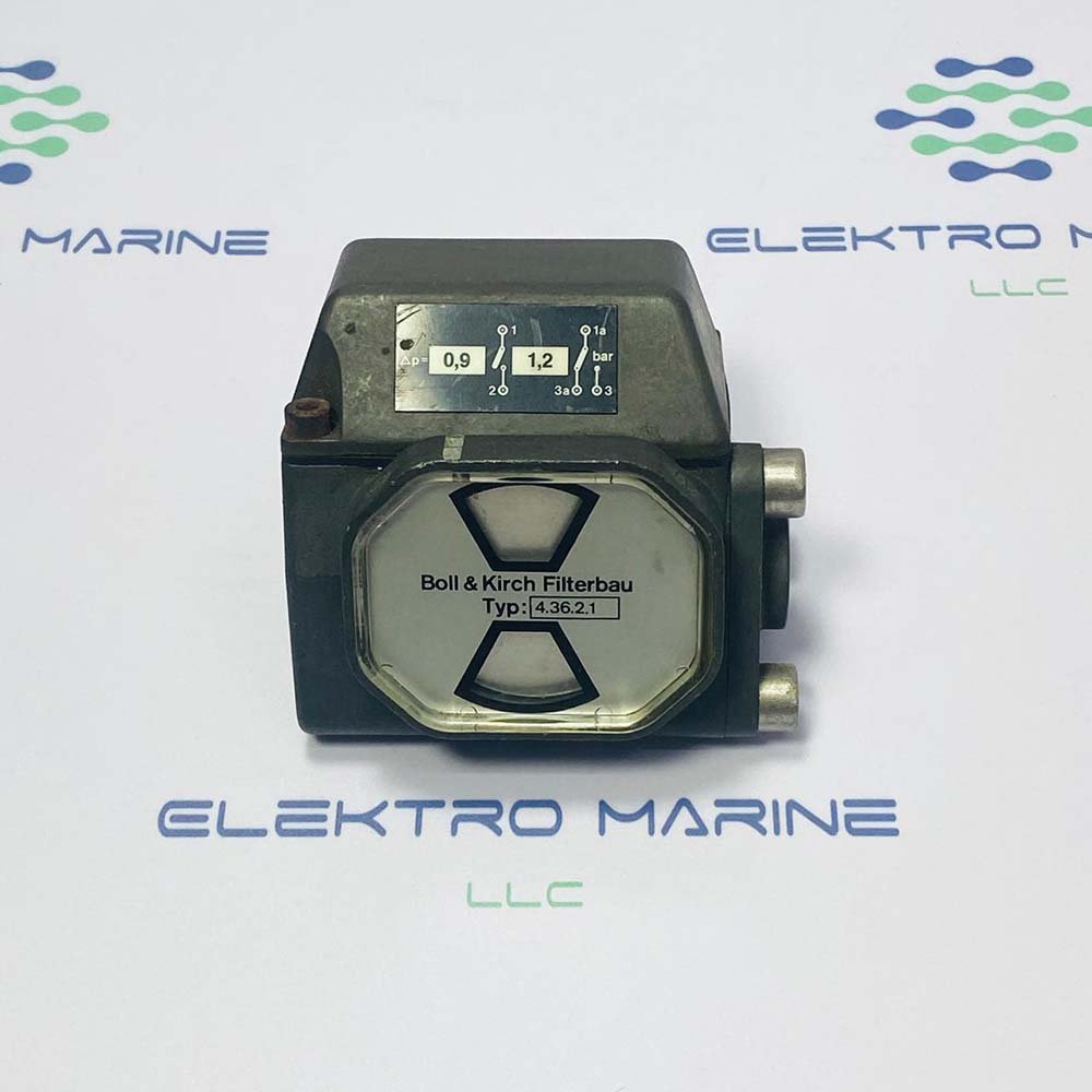Boll & Kirch Filterbau 4.36.2.1 (Range : 0.9 – 1.2 bar)