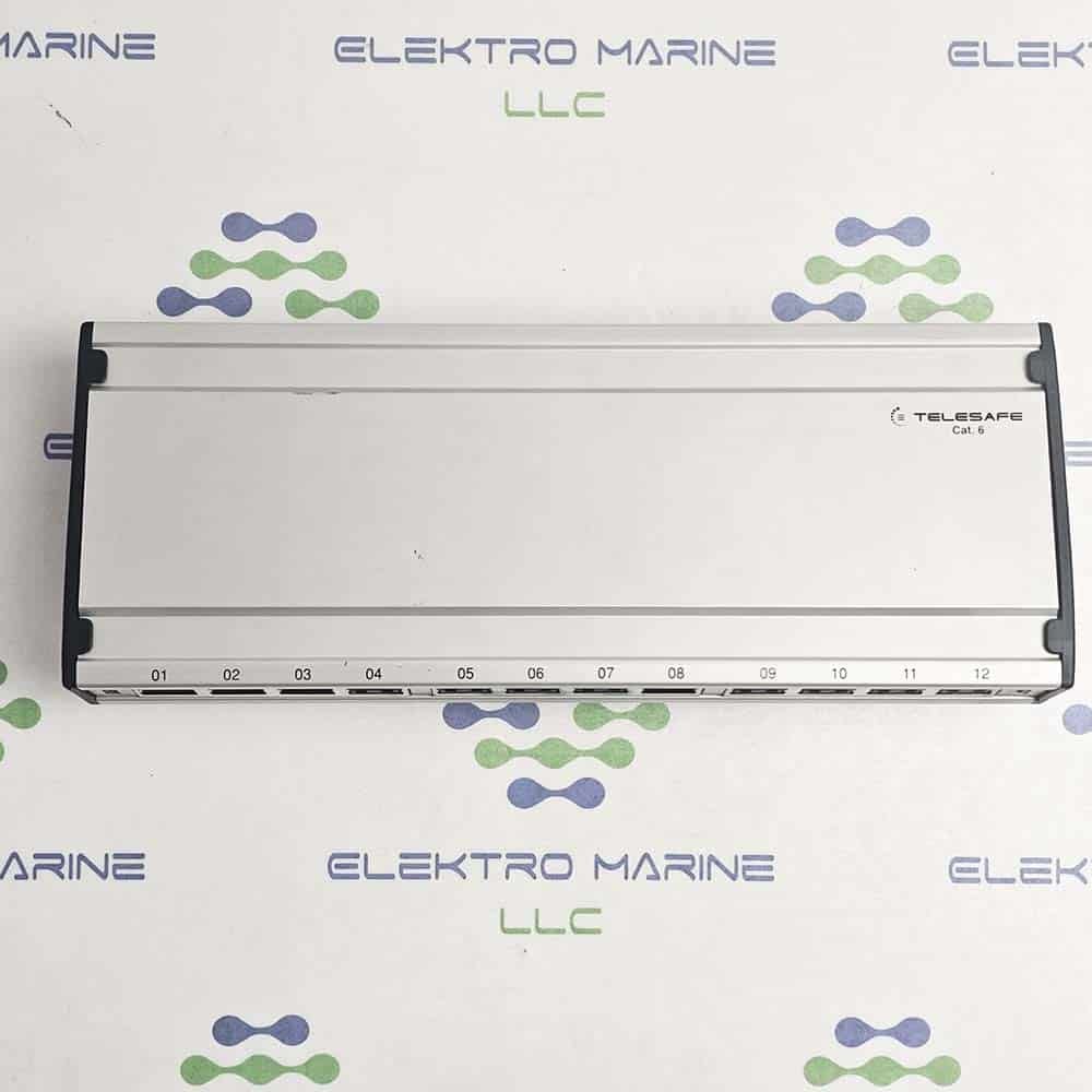 Telesafe Cat. 6 Class E 12-Port Mini Patch Box